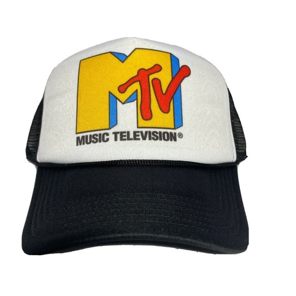Other - MTV Trucker Hat Mesh Hat New Adjustable Hat Music Television Retro Hat